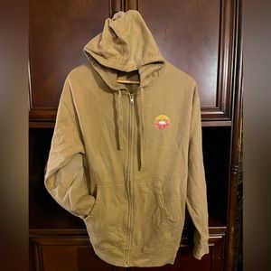 Billabong - Brown Zippered Sweatshirt Hoodie (Medium)